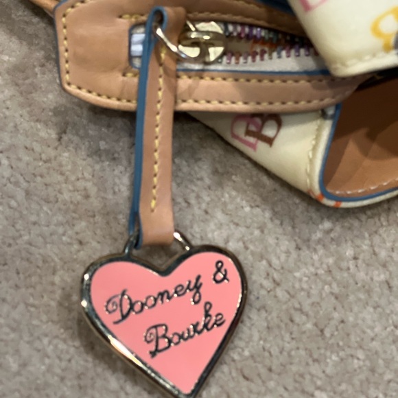 Dooney & Bourke Bags Dooney And Bourke Vinyl Satchel With Rainbow